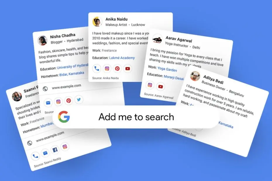 Google People Card